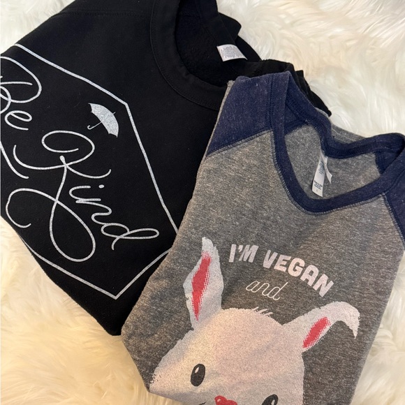Bundle Deal – 2 Herbivore Vegan-Friendly Items (Long Sleeve Shirt + Sweatshirt) - Picture 11 of 12